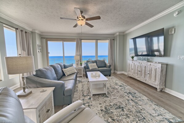 DVD player - Gulf Crest 301 – 3BR Haven with 360° Views of PCB! (Panama City Beach)