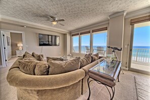 Smart TV - Gulf Crest 403 – 2BR Beachfront Fun & Sun, Chairs Included! (Panama City Beach)