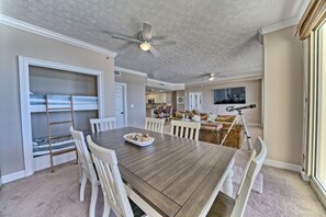 Dining - Gulf Crest 403 – 2BR Beachfront Fun & Sun, Chairs Included! (Panama City Beach)
