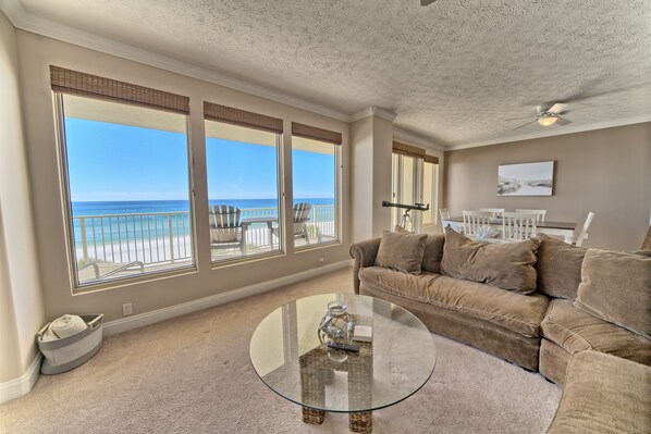 Smart TV - Gulf Crest 403 – 2BR Beachfront Fun & Sun, Chairs Included! (Panama City Beach)