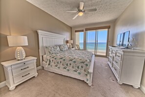 2 bedrooms, iron/ironing board, WiFi, bed sheets - Gulf Crest 403 – 2BR Beachfront Fun & Sun (Panama City Beach)