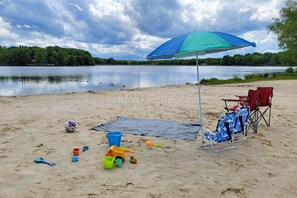 Beach nearby - Pocono Chalet Getaway | Pools, Hot Tub, Lakes (Coolbaugh Township)
