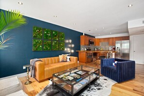 Smart-tv en een open haard