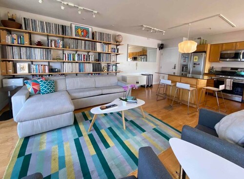 Stylish NOPA Penthouse, Remote Work Friendly