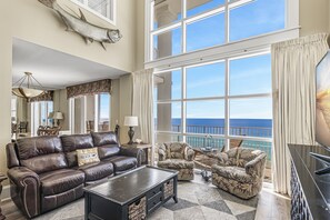 Smart TV, DVD player, books, stereo - Majestic Sun A1107*Spacious Penthouse | Gulf Views | Heated Pools/Hot Tubs | Gym (Miramar Beach)