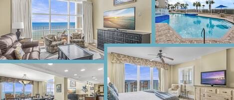 4 bedrooms, desk, iron/ironing board, travel crib