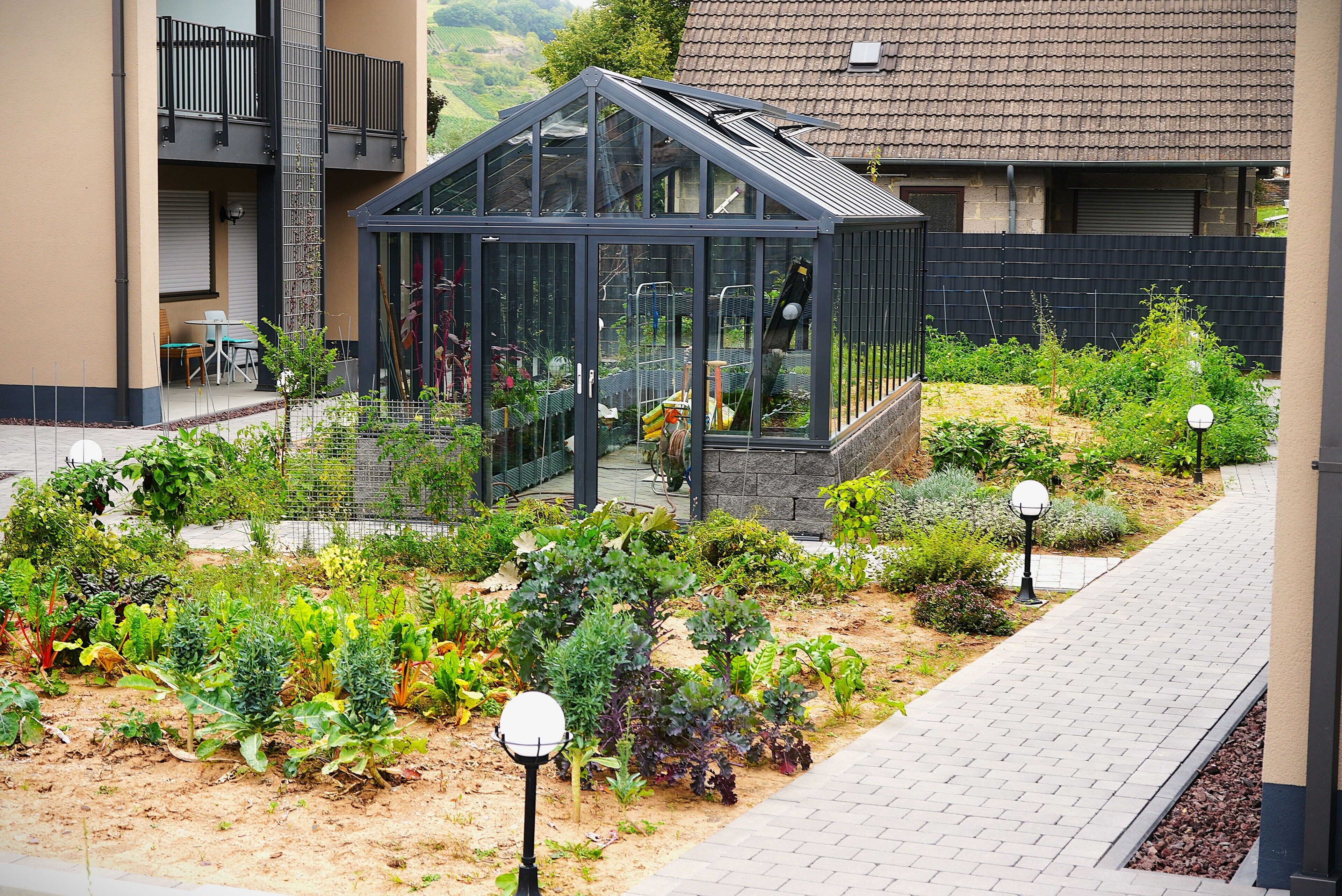 Blick auf den Garten