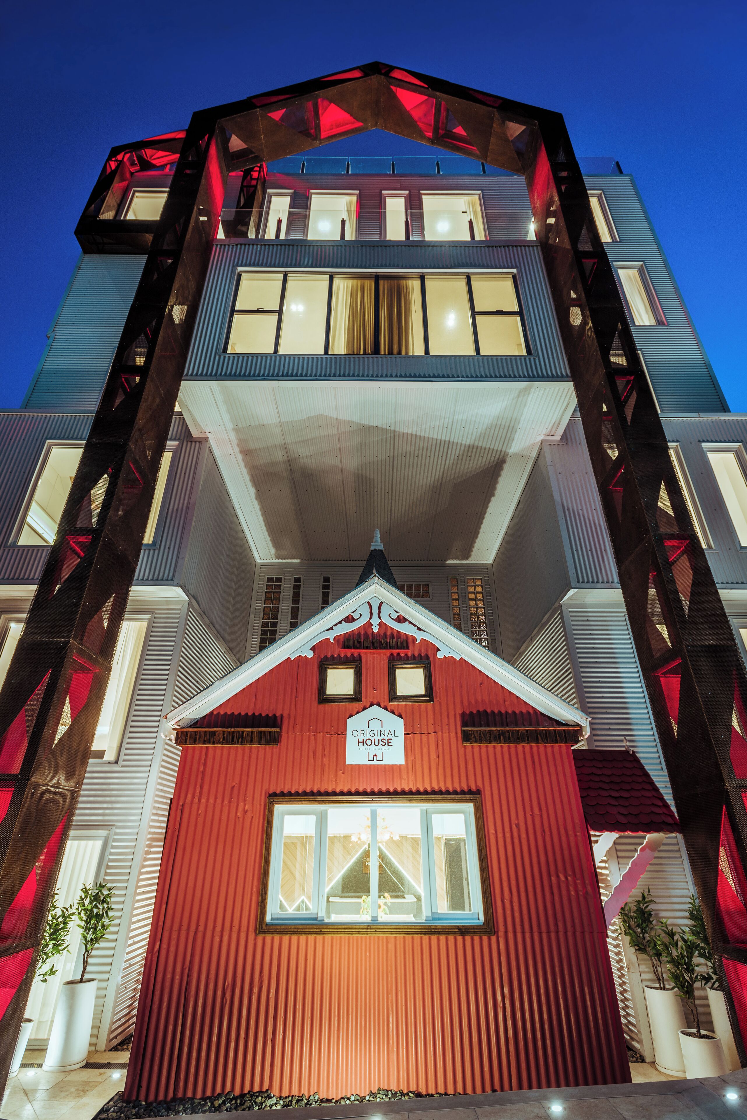 Fachada de la propiedad