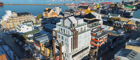 Façade de l’hébergement