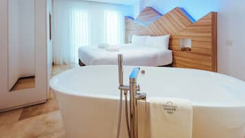 Signature appartement | Lakens van Egyptisch katoen, luxe beddengoed, donzen dekbedden