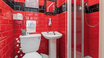Free toiletries, hair dryer
