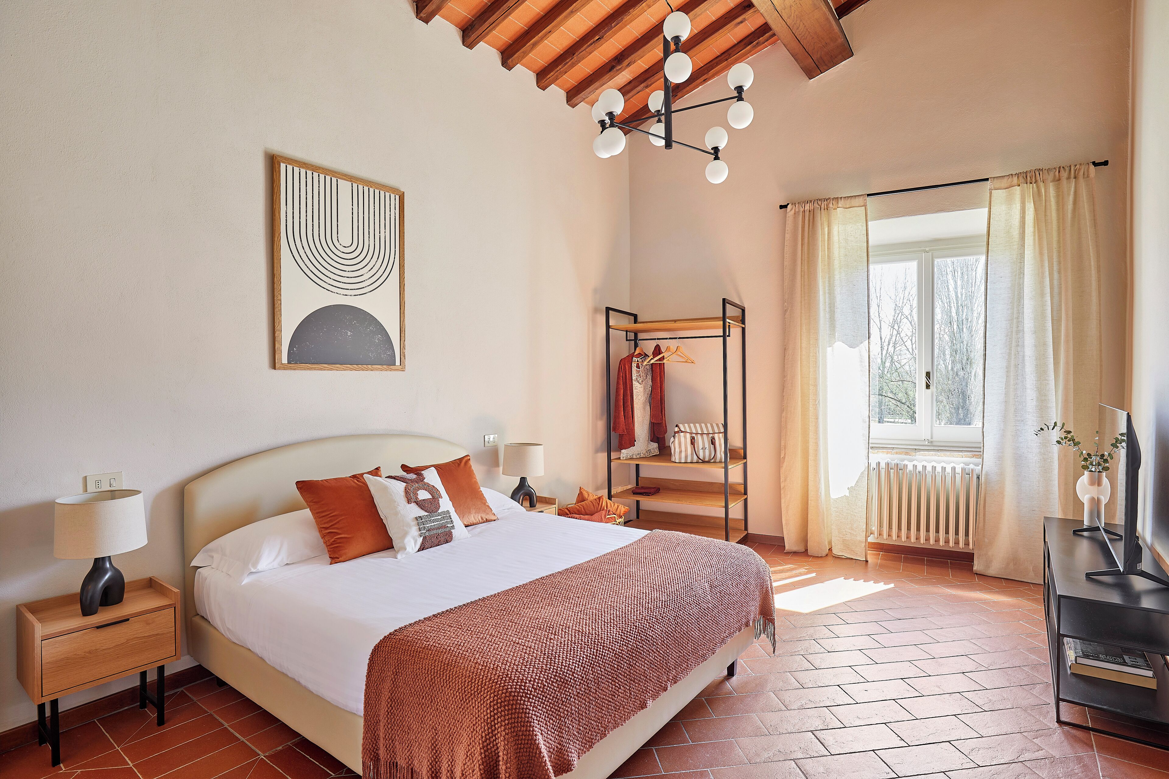 Suite, salle de bains privée, vue jardin