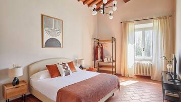 Suite, salle de bains privée, vue jardin