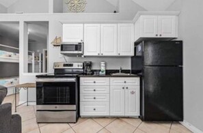 Microwave, stovetop, dishwasher