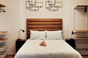 2 bedrooms, iron/ironing board, travel crib, free WiFi