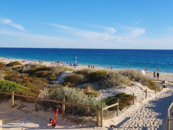 Accommodatie ligt op het strand