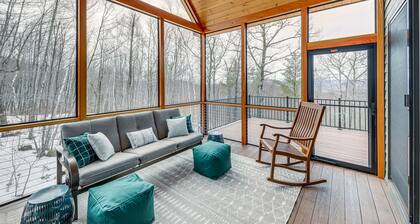 Mountain-View Home in Stoneham w/ Hot Yoga Studio!