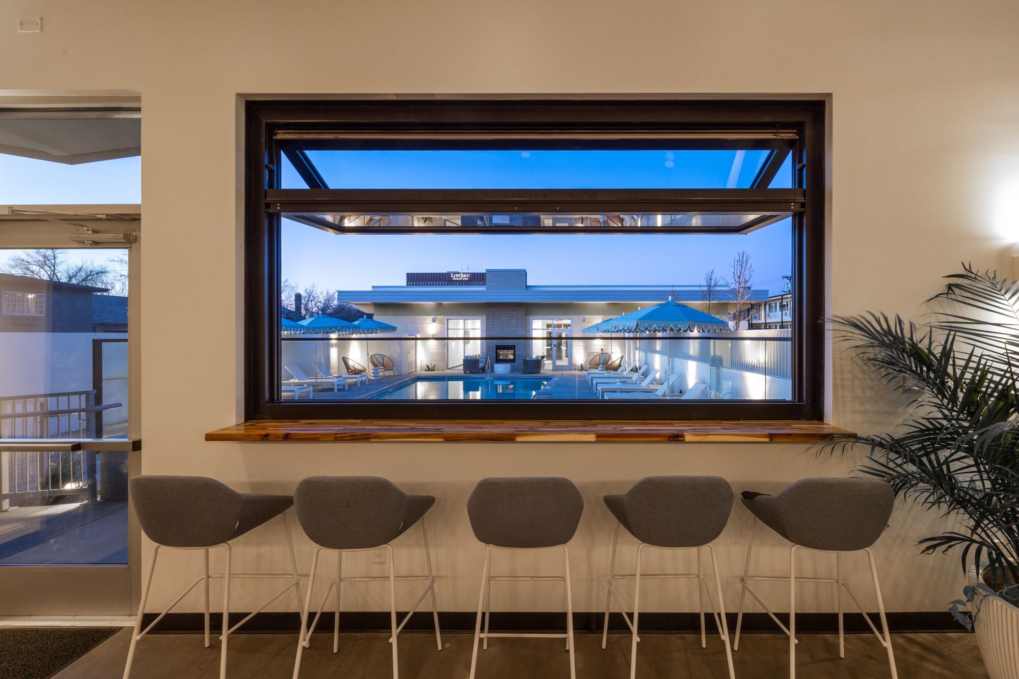 Alberca al aire libre por temporada 