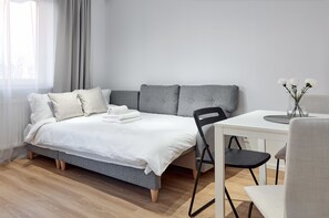 1 chambre, fer et planche à repasser, Wi-Fi, draps fournis