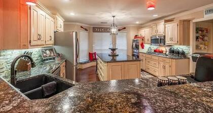 Spacious 7-bedroom, 15-acre estate with private 2-boat and fishing dock!