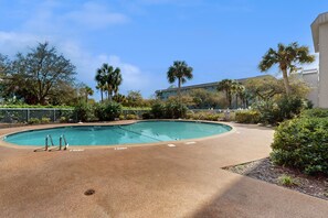 Indoor pool, a heated pool - Updated coastal villa with pools, athletic courts, gym, smart TVs, AC, & W/D (Hilton Head)