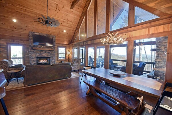 Interior - Mountain Oasis- Luxury Cabin| Hot Tub | Great View (Blue Ridge)