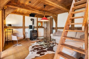 Fernseher, Kamin, DVD-Player, Tischtennisplatte