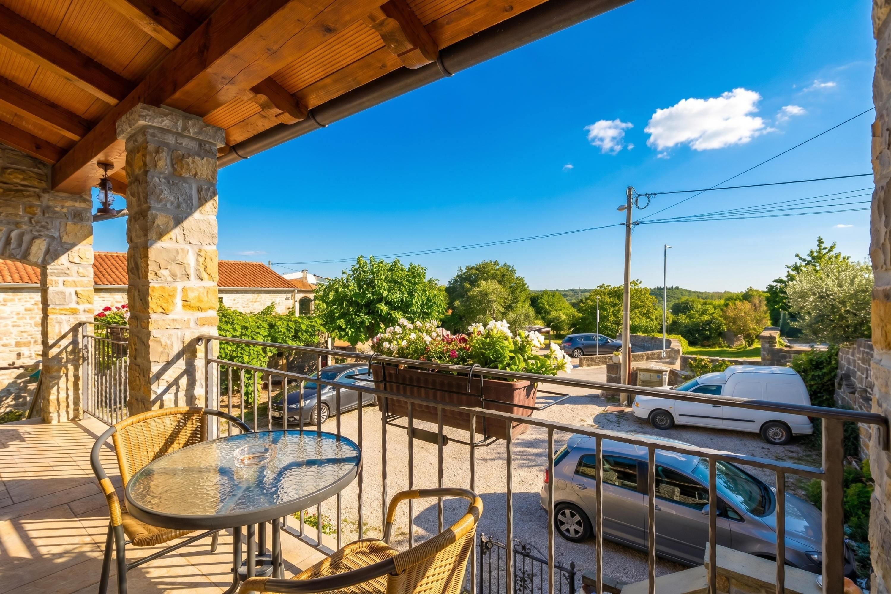 Family Apartment, 1 Bedroom, Balcony (Tourist Farm Tonin - Apartment 1) | Balcony