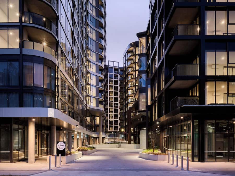 Facciata della struttura