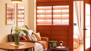 Premier Suite, 1 Bedroom, Kitchenette | Premium bedding, in-room safe, desk, laptop workspace