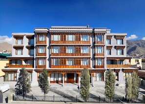 Fassade der Unterkunft