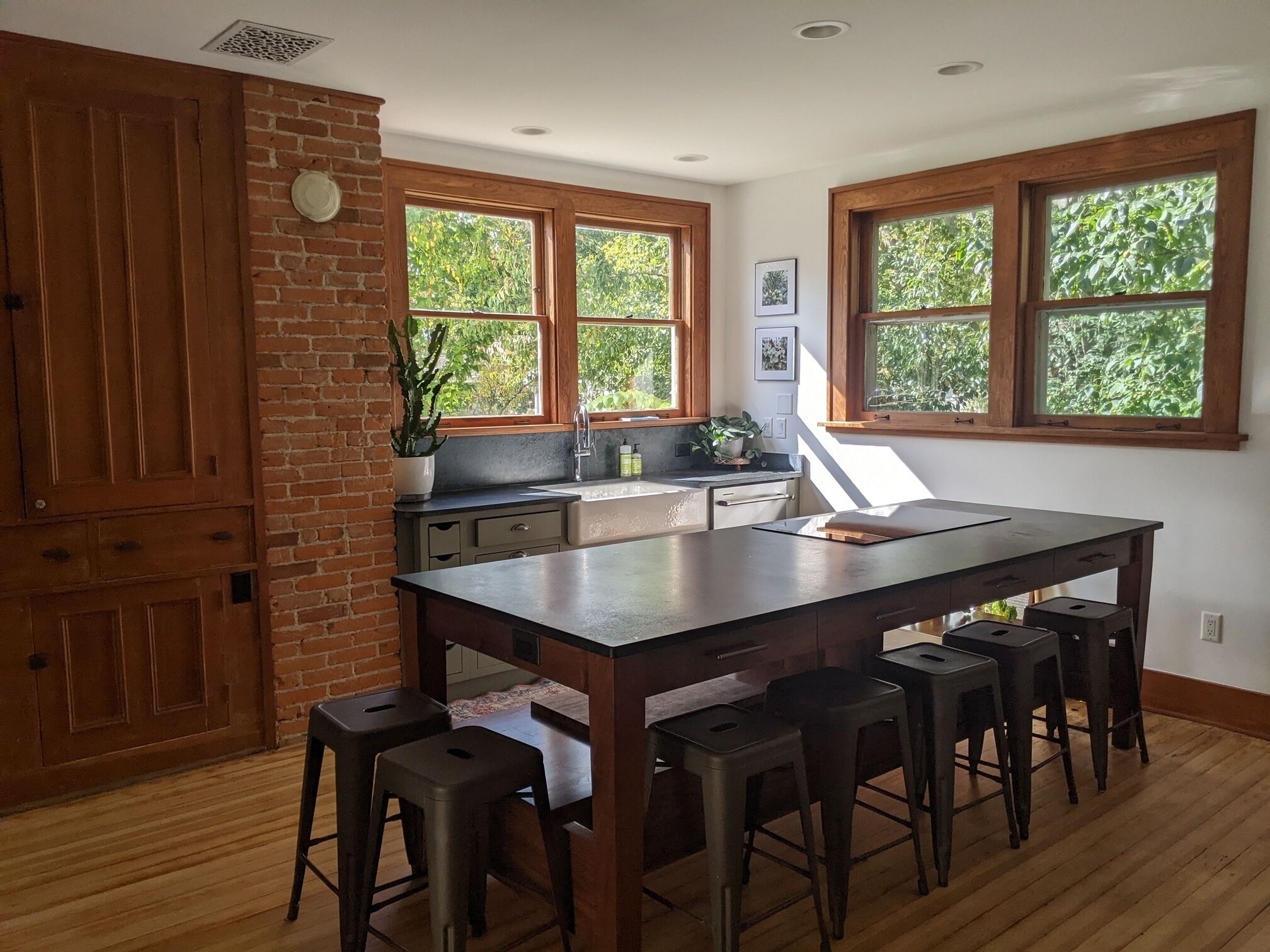 Kitchen (soap stone counter tops)