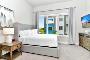 5 bedrooms, iron/ironing board, Internet, bed sheets