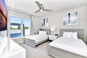 5 bedrooms, in-room safe, iron/ironing board, travel crib