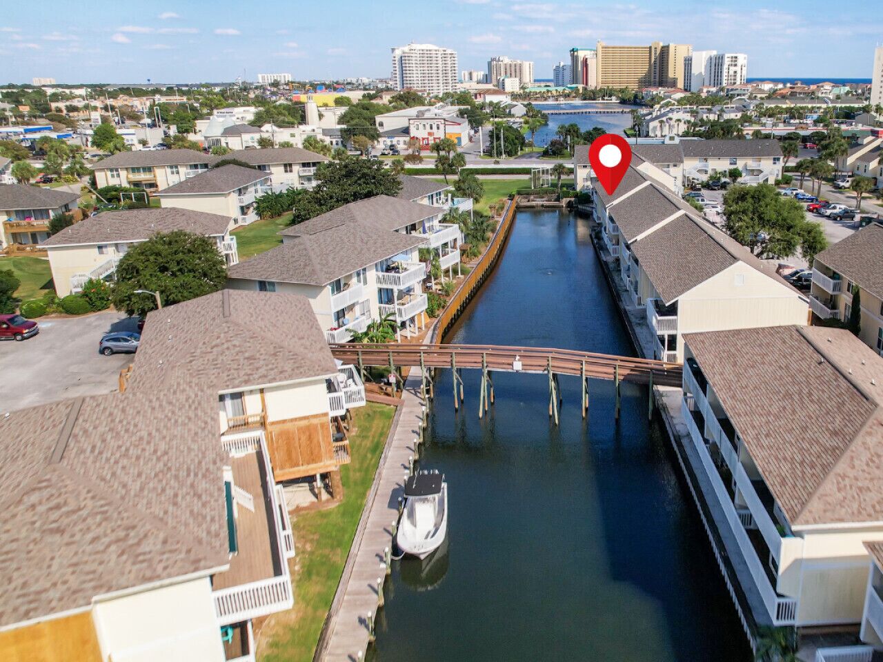 منظر من الجو على ارتفاع عالٍ