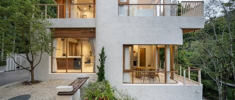 Voorkant van accommodatie