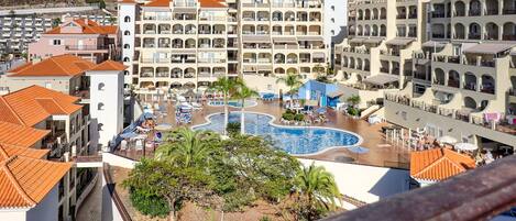 Una piscina riscaldata