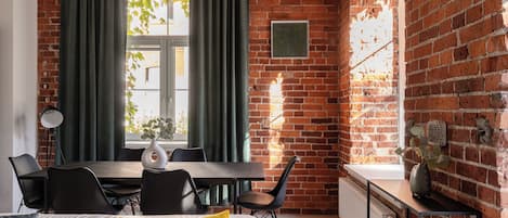 Apartamento Deluxe | Sala de estar