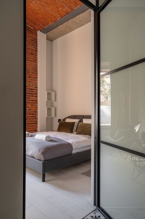 Deluxe-Apartment | Bügeleisen/Bügelbrett, kostenloses WLAN, Bettwäsche