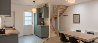 🏡maison Avec Extérieur à 10 min à Pied de la Gare-3 Chb-👨👩👦👦6 Pers-3 sdb