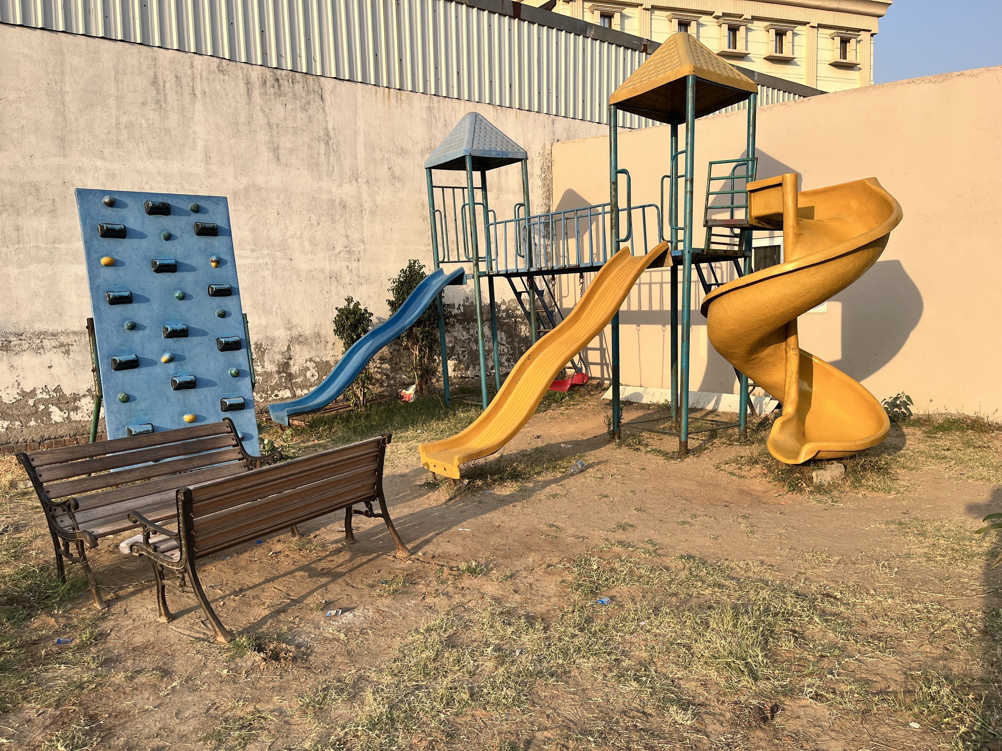 Área de juegos infantiles bajo techo