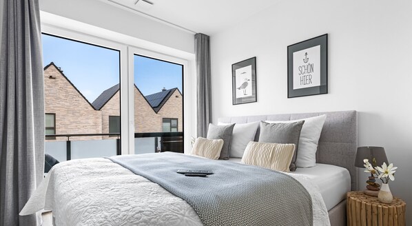 3 soverom, strykejern/-brett, reiseseng for barn og wi-fi (inkludert)