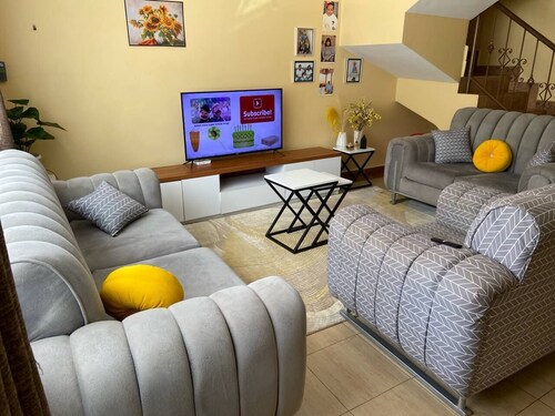 Cozy 2-bedroom apartment with AC and WiFi in this wonderful home away from home.