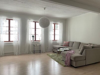 Timrå Farmhouse, large villa 222sqm in central Timrå yet on a private location.