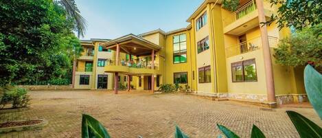 Overnatningsstedets facade