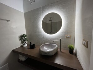 Hair dryer, bidet, towels - Villa with pool Fontane Bianche (Fontane Bianche)
