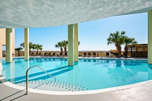 Indoor pool, outdoor pool