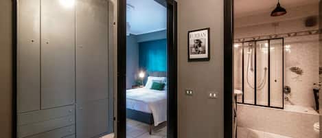 1 غرفة نوم ومكواة/لوح كي وواي فاي وملاءات أسرّة