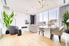 Luxury Duplex, 2 Bedrooms | Living area - Al Barari Stella Stays (Dubai)