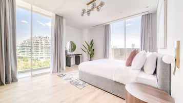 Appartement Duplex Luxe, 2 chambres | Rideaux occultants, fer et planche à repasser, Wi-Fi gratuit